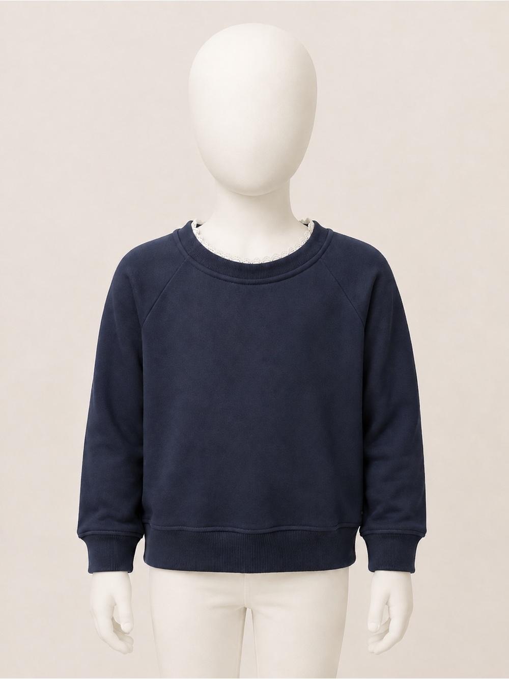Copper Key Navy Kids Crewneck Sweatshirt